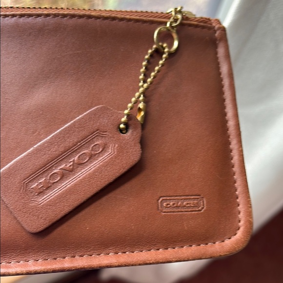 Coach Tan Leather Clutch - Picture 3 of 4